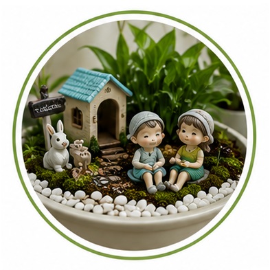 Phụ kiện trang trí chậu cây và tiểu cảnh